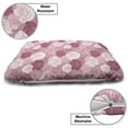 thumbnail image 3 of Rose Flowers Pet Bed, Pastel Tone Romantic Flowers Petals Motif Blossoming Nature Print, Resistant Pad for Dogs and Cats Cushion with Removable Cover, 24" x 39", Dried Rose Pale Rose, by Ambesonne, 3 of 4
