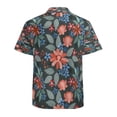 thumbnail image 3 of High Quality Hawaiian Shirts for Men Short Sleeve Aloha Beach Shirt Floral Summer Casual Button Down Shirts Blouses TK3POZ, 3 of 7