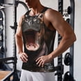 thumbnail image 5 of KLL Playful Baby Hippo Splash Print Men's Muscle Gym Workout Stringer Tank Tops Bodybuilding Fitness T-Shirts Tank Tops Men-4X-Large, 5 of 7