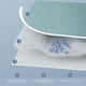 thumbnail image 4 of Protector de cama lavable e impermeable para la incontinencia | Almohadilla de lactancia grande de 120 x 78 cm para el cuidado de personas mayores, la menstruación y la enuresis infantil | Absorbe, 4 of 6