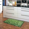 thumbnail image 5 of Dreamtimes St.Patrick's Day Kitchen Rug 39"x20", Beautiful Green Clover Non Slip Washable Cushioned Carpets Polyester AntiFatigue Comfort Porch Floor Mat for Washroom Bedroom, 5 of 7