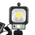 thumbnail image 2 of Lámpara de pared con sensor de movimiento PIR de luz solar LED resistente al agua para jardín, porche, patio (F), 2 of 6