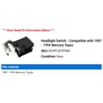 thumbnail image 2 of Headlight Switch - Compatible with 1987 - 1994 Mercury Topaz 1988 1989 1990 1991 1992 1993, 2 of 2