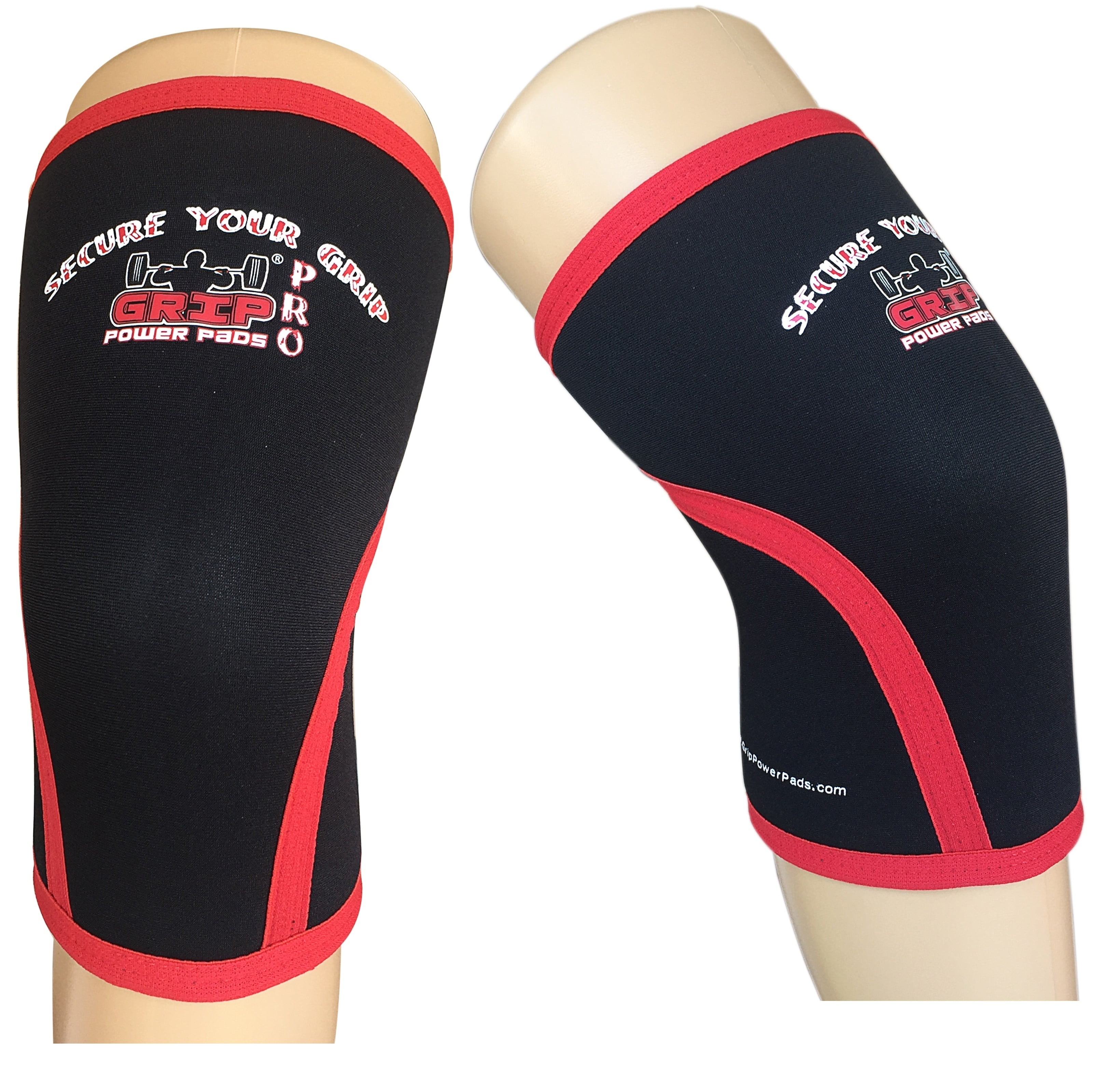 7mm Knee Sleeves Pair 2pc Squat Quads Patella Leg Brace Gym Sport Fitness Unisex 