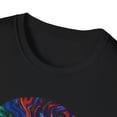 thumbnail image 4 of Dripping Rainbow Skull, Gildan Unisex Softstyle T-Shirt, Graphic Tee, S-3XL, 4 of 5