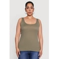 thumbnail image 2 of Womens Plus Size Rib Knit Tank Top, 2 of 5