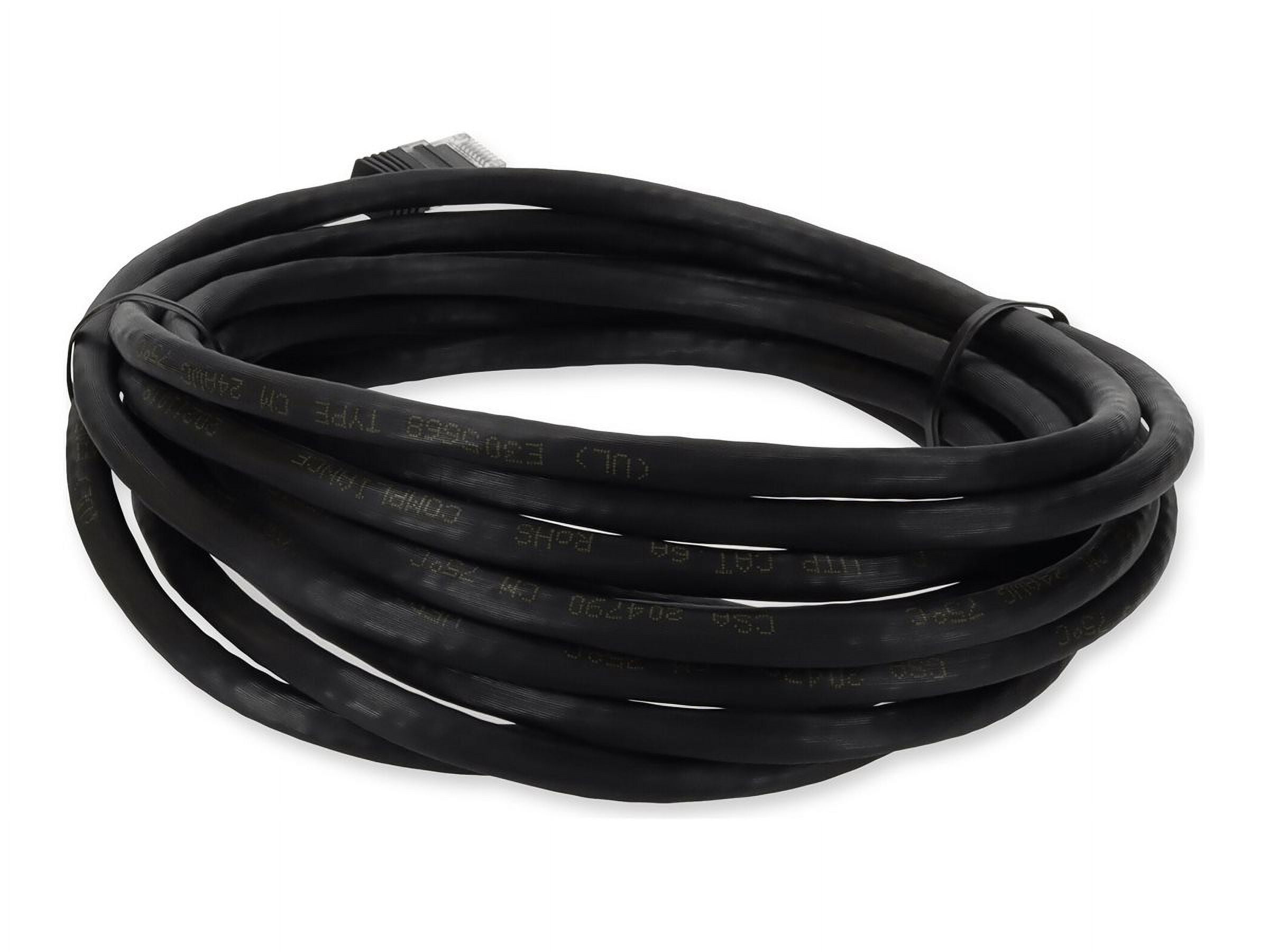 AddOn ADD20FCAT6ABK Cat6A Ethernet Patch Cable - 20' Black