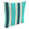 thumbnail image 5 of Jordan Manufacturing Sunbrella 16" x 16" Token Surfside Multicolor Stripe Square Outdoor Throw Pillow, 5 of 9