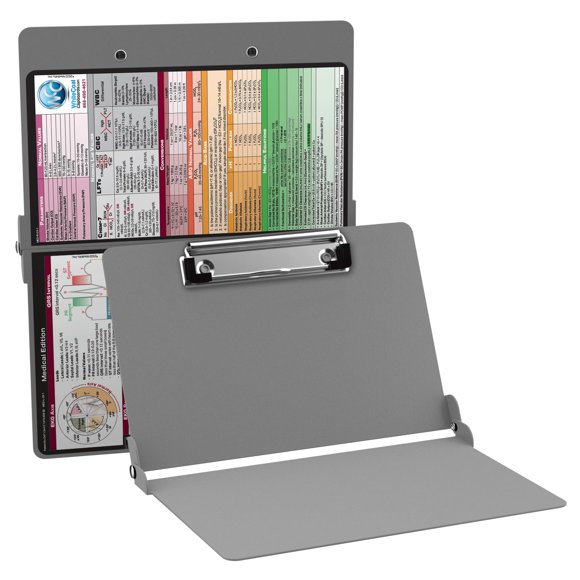 WhiteCoat Clipboard - Sports Silver Medical Edition