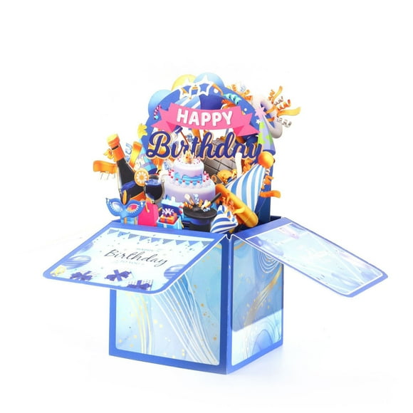 Boîte d'Anniversaire Carte d'Anniversaire