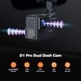 thumbnail image 2 of KingSlim D1 Pro 2K Dual Dash Camera, 2560x1440P Front, 1920x1080P Inside, Wi-Fi, GPS, Night Vision, 2 of 9