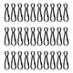 thumbnail image 3 of GOOHOCHY 100 unids Mosquetón clip llavero llavero ganchos de primavera anillo llavero colgando hebillas a presión, 3 of 7