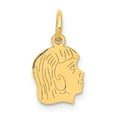 thumbnail image 1 of 14K Head Charm in 14k Yellow Gold, 1 of 3