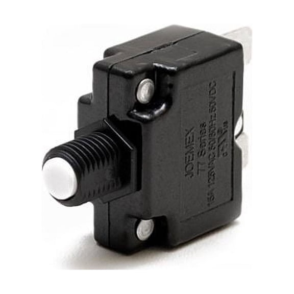 Joemex Boat Circuit Breaker 7715-1271-071 | Push to Reset 15A