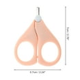 thumbnail image 4 of Unique Bargains Mini Suitcase Nail Clipper Kit 4-piece Set Pink, 4 of 6