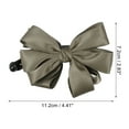 thumbnail image 2 of 1 Pc Lace Hair Claws Lace Bow Hair Clips Large Khaki Bowknot Hair Clips Hair Accessories for Girls Women, 2 of 7