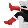 thumbnail image 3 of Sherpa Slipper Socks for Women,Winter Indoor Home Non Skid Booties, 3 of 7