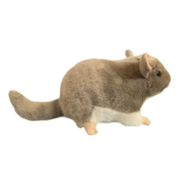 Chinchilla de Peluche, juguete de animal, para decoración de dormitorio, sofá en hogar 36x17x14cm