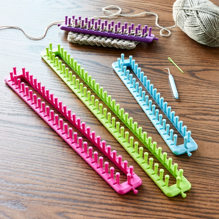 KnitUK Knitting Loom Jumbo Pack: S-Loom, Round & Long Loom Sets