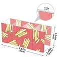 thumbnail image 3 of French Fries Pencil Pen Cosmetic Holder Cup Makeup Brush Holder Desk Accessories Holder Acrylic Organizer for Office School Home, 3 of 7