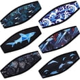 thumbnail image 1 of FrostHike 6 Pcs Diving Mask Strap Covers Neoprene Cover Goggle Strap for Dive and Snorkel Masks, 1 of 5