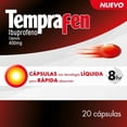 thumbnail image 3 of Analgésico Temprafen Ibuprofeno 400mg caja 10 cápsulas líquidas, 3 of 4