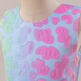 thumbnail image 4 of Dresses for Girls Child Girls Rainbow Gradient Princess Dress with Flower Embroidery for Birthday Stage Performance Christening Robe Fille Blue 9 Years-10 Years, 4 of 7