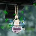 thumbnail image 4 of CxhicLuv Car Hanging Perfume, Auto Pendant Fragrance, 10mL Natural Plant Aroma Pendant for Rearview Mirror, Car Aromatherapy Accessories, Fast Diffusion & Long-lasting Scent, Car Owners, Purple, 4 of 6