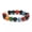 12mm, variant on Gemstone Healing Crystal Multi-color Agate Bead Stone Bracelet 4 6 8 10 12mm -12mm