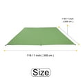 thumbnail image 2 of 2win2buy Outdoor 10*10 Feet Hammock Tarp, Waterproof Hammock Rian Fly,Lightweight 210T Polyester Anti-UV Tent Cover Rainfly for Camping Backpacking Hiking,Canopy(Green), 2 of 7