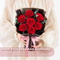 thumbnail image 2 of Bouquet de flores con rosas preservadas Mosstory, regalo de 7 piezas para mujer, 2 of 6