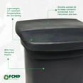thumbnail image 4 of Open Box FCMP Outdoor 37 Gallon Outdoor Salt and Sand Storage Bin, Multipurpose Deck Box, Grey, 4 of 10