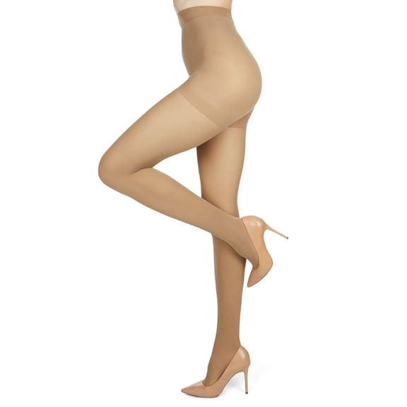 Women's Multi Fiber Body Smoother Shaper Top Tights Color: Naturel Size: S-M