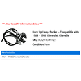 thumbnail image 2 of Back Up Lamp Socket - Compatible with 1964 - 1968 Chevy Chevelle 1965 1966 1967, 2 of 2