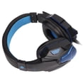 thumbnail image 1 of Computer Headset, PC Game Headsets Comfortable Support Mic Mute Adjustable Volume With 3.5mm Microphone For  For PC For Laptop Black + Blue, 1 of 8