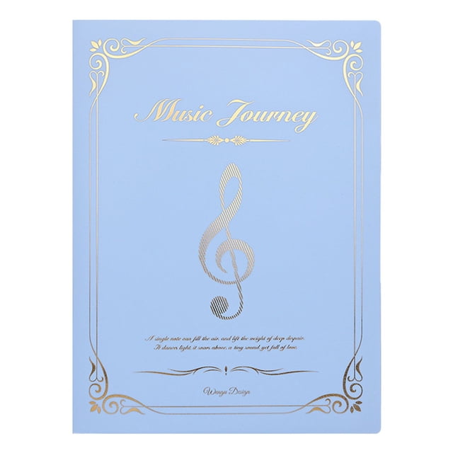 Dossier de Partition Musicale Support de Choeur Organisateur de Partitions pour Performance de Choeur Format Lettre Écriture Musicale Dossier de Choeur