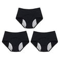 thumbnail image 5 of 3PACK Everdries Leakproof Ladies Underwear,High Waist Leak Proof Period Protective Panties,Menstrual Postpartum Leakproof Washable Plus Size Underwear ,Incontinence Underwear Leakproof Panties I0N9, 5 of 8