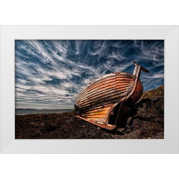 H. Ingibergsson, Porsteinn 14x11 White Modern Wood Framed Museum Art Print Titled - Stern