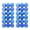 Blue, variant on Gold Christmas Ornaments - 72 Count Pre-Strung Plastic Balls - Shatterproof Christmas Ornaments - 1.57 Inch Christmas Tree Ornaments Hanging Ball Decorations For Xmas Tree, Holiday, Wedding, Party