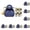 D*30, variant on Z52LingLing Decoration Graduation Season Doctor-Hat Gift Box (Black, with Sticker) – A Festive Touch for Graduation Celebrations