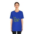 thumbnail image 4 of Big Dill T-shirt Unisex, Funny Pickle Lover Short Sleeve Meme Tee, Blue, Large, 4 of 9