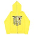 thumbnail image 1 of Sudadera con esternón oscuro europeo y americano para hombre y mujer, sudaderas con capucha góticas para pareja, sudadera de Cremallera larga de talla grande Harajuku 2023, 1 of 5