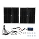 thumbnail image 1 of Accesorio de energía solar, 2 piezas de 25 W, panel solar flexible, panel solar, funcionalidad inteligente, 1 of 8