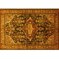 thumbnail image 1 of Ahgly Company Machine Washable Indoor Rectangle Persian Yellow Traditional Area Rugs, 7' x 10', 1 of 4