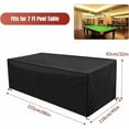 thumbnail image 2 of Billiard Cover, 7Ft Pool Table Cover with Full Protection, 420D High Quality Oxford Fabric, Waterproof and Anti-Wind/UV/Dust (225x116x82cm), 2 of 5