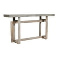 thumbnail image 6 of 59 Inch Artisan Sideboard Console Table with Geometric Interlocked Base Distressed Matte Gray - Saltoro Sherpi, 6 of 7