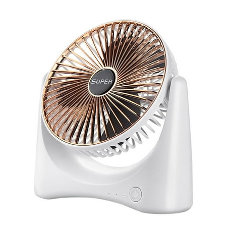 

Firlar Fan Cooling Air Circulator Mini Desktop USB Rechargeable Small Moon Type For Household Bedroom Office Portable