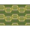 thumbnail image 1 of Ahgly Company Machine Washable Indoor Rectangle Transitional Fern Green Area Rugs, 3' x 5', 1 of 7