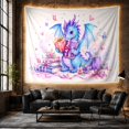 thumbnail image 6 of Sleeping Dragon on Open Book Tapestry, 6 of 7