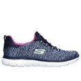 thumbnail image 2 of Zapatilla Skechers Summits-Quick Getaway para mujer, azul marino y rosa intenso, 2 of 2